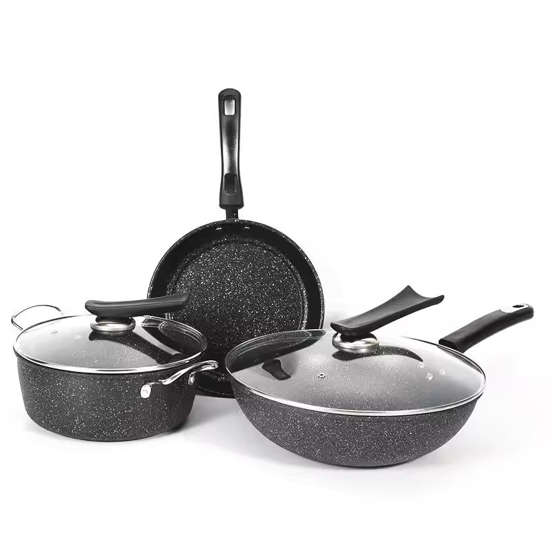 Köksredskap Set Non-Stick Pan Stekpanna Långvarig Non Stick Köksredskap Set
