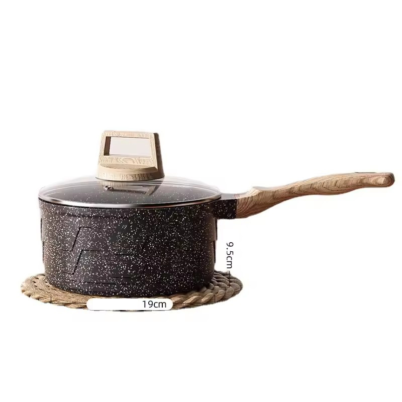 Kompletterande matgryta babystekning kokande integrerad non stick-gryta hushållssoppa snabbnudlar