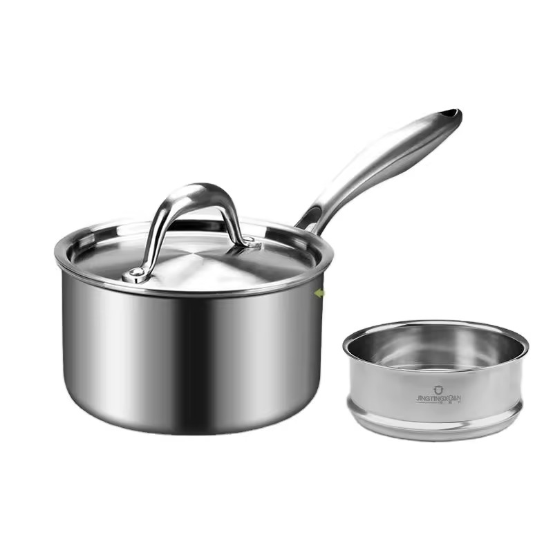 Små barnmatstillskott non-stick matlagning nudlar snabbnudlar varm hemkokt mjölk soppa gryta