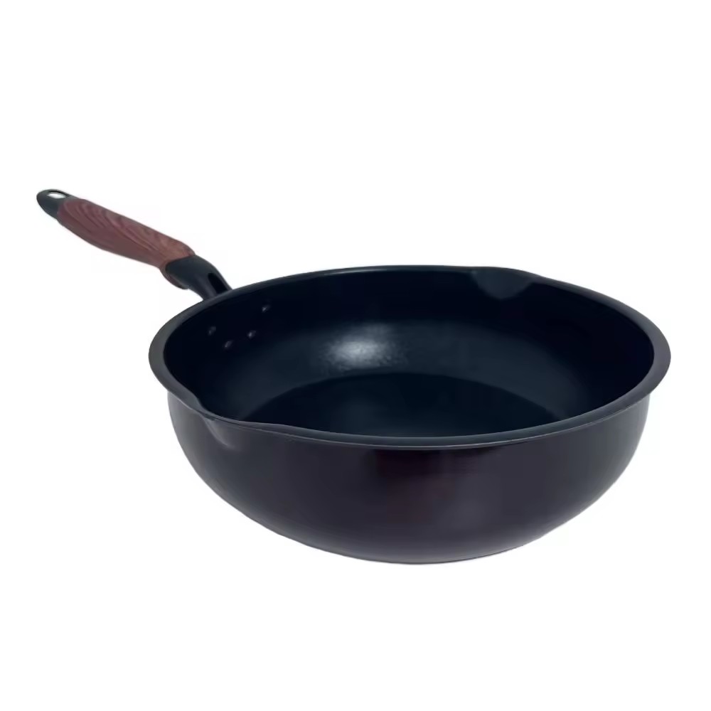 Utomhus Restaurang Kök 20/24/28 cm Aluminium Rundstekt Stekpannor