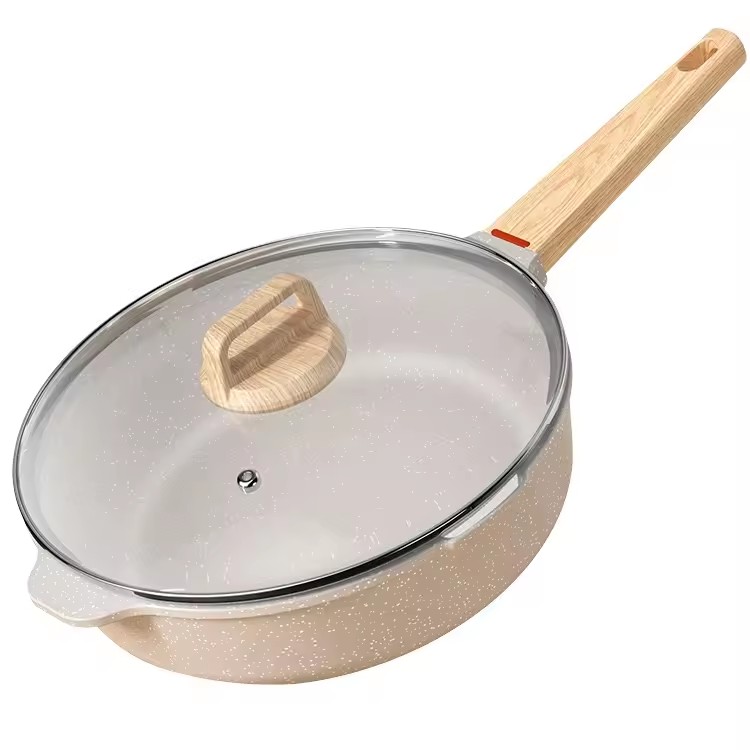 Köksmaterial Köksredskap Set Non-Stick stekpanna Aluminium grytor och kastruller